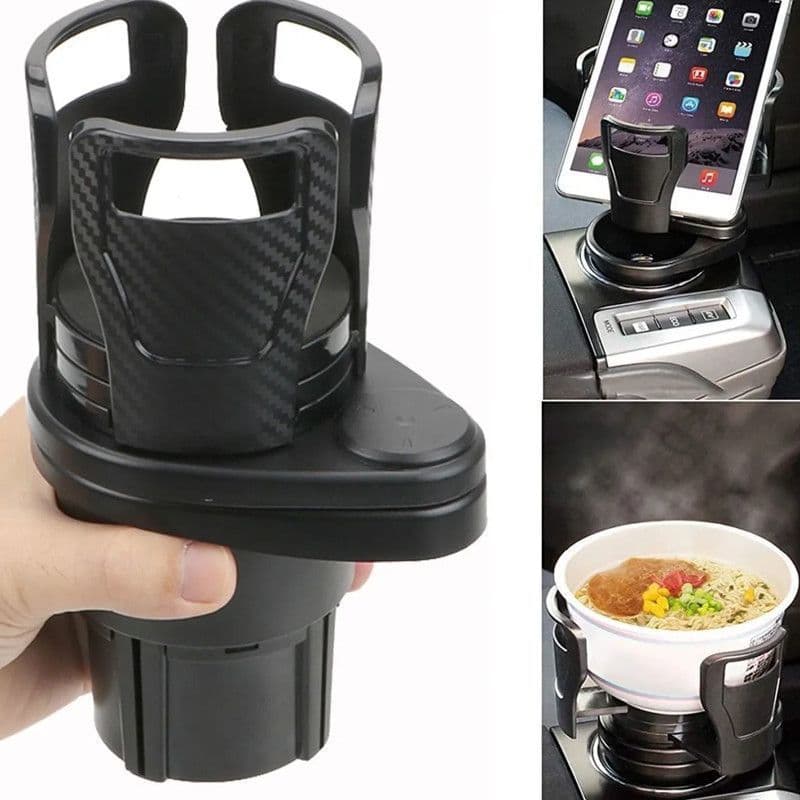 [Multifunctional Expandable Car Cup Holder] Classic 1-to-2 Dual-Layer Car Cup Holder