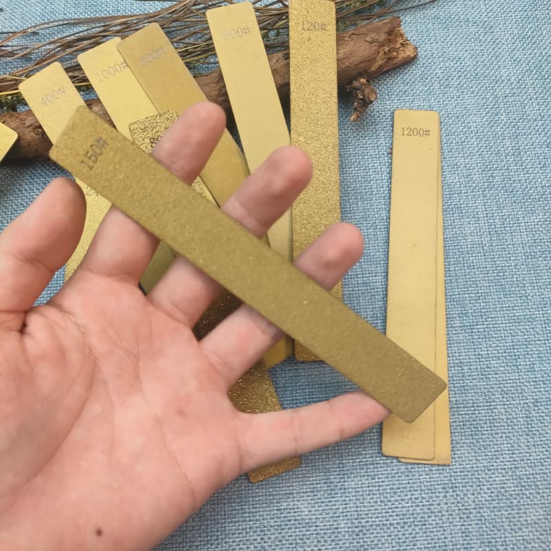 Titanium-Coated Outdoor Cutting Peeler Sugarcane Knife Diamond Sharpening Thin Iron Sheet 150*20*1mm Grinding Disc