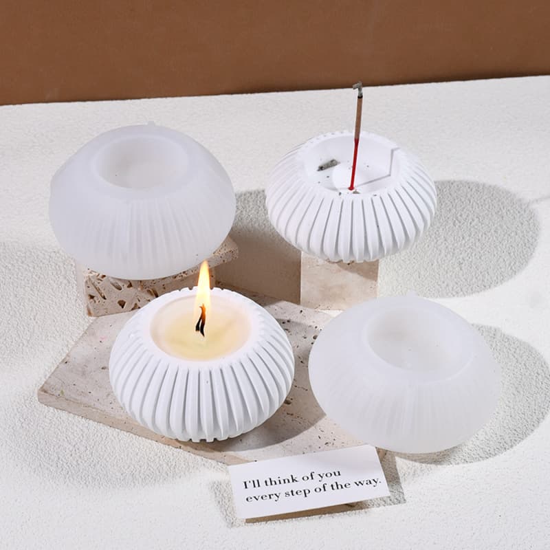 Sweet Plaster Mold, Resin Mold, Spherical Incense Holder, Aromatherapy Candle Silicone Mold, Candle Plaster Mold