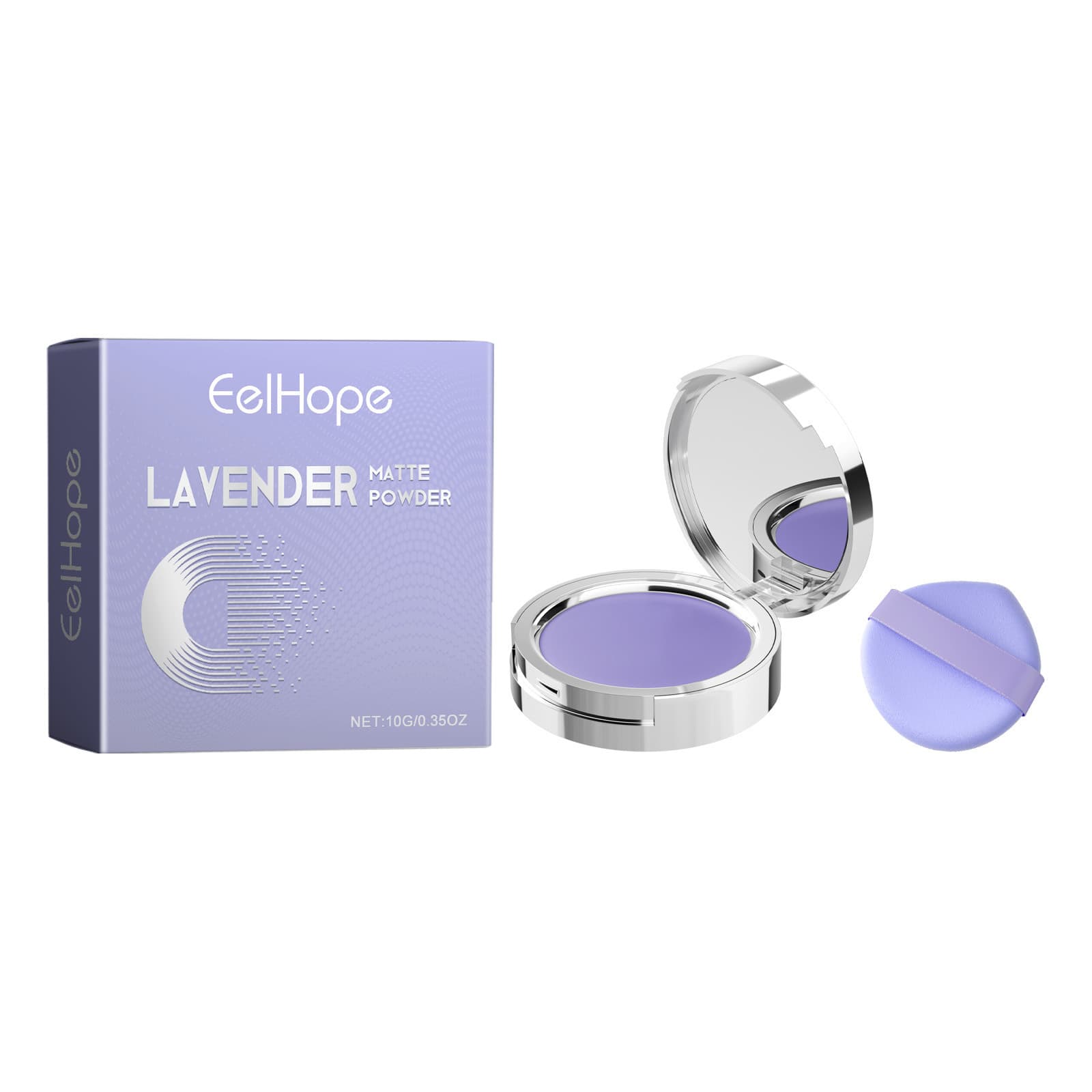 EELHOPE Layender Matte Powder - Lavender matte, lightweight, natural setting powder