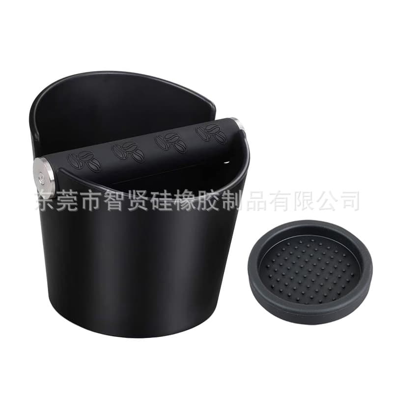 In Stock ABS Coffee Knock Box, Coffee Bar Storage Bin, Coffee Machine Accessory