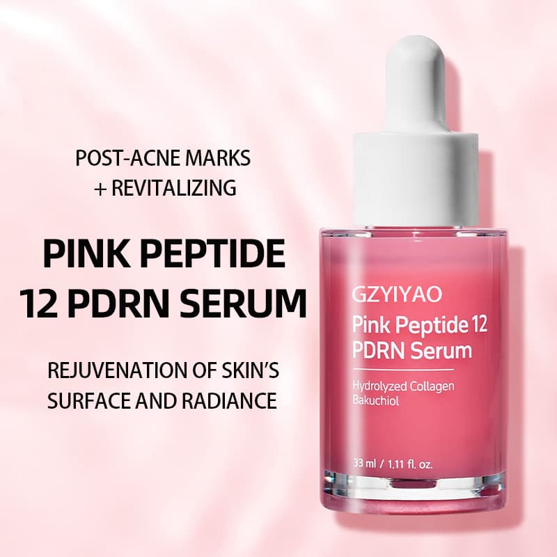 Cross-border Peptide PDRN Serum Pink Serum Moisturizing Skincare Serum Anti-wrinkle Firming Patch Serum