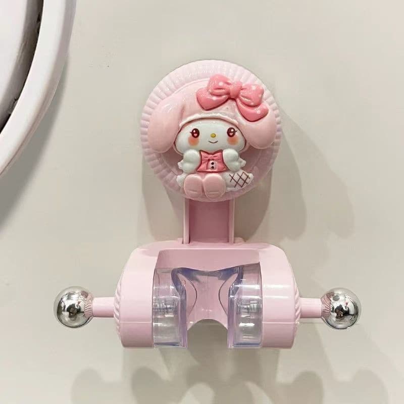 Children's shower holder no-drill movable creative bathroom shower head suction cup fixed base