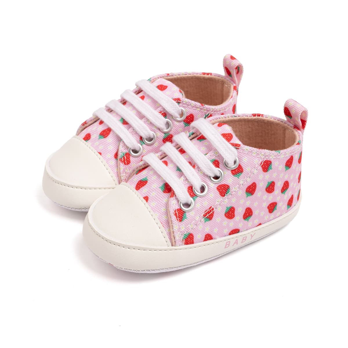 Spring/Autumn Newborn 0-1 Year Baby Walking Shoes, Non-Slip Soft Sole Loafers, Slip-On Canvas Shoes