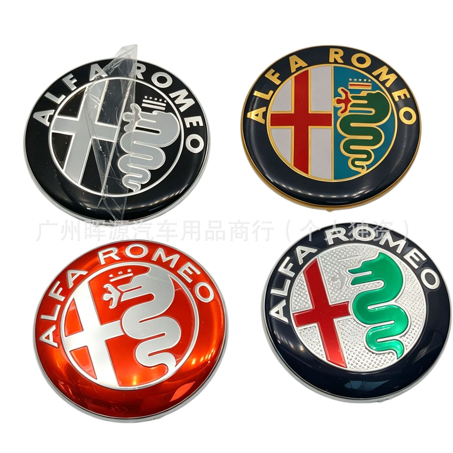 For Alfa Romeo 74MM Hood Badge ALFA ROMEO Front and Rear Emblem