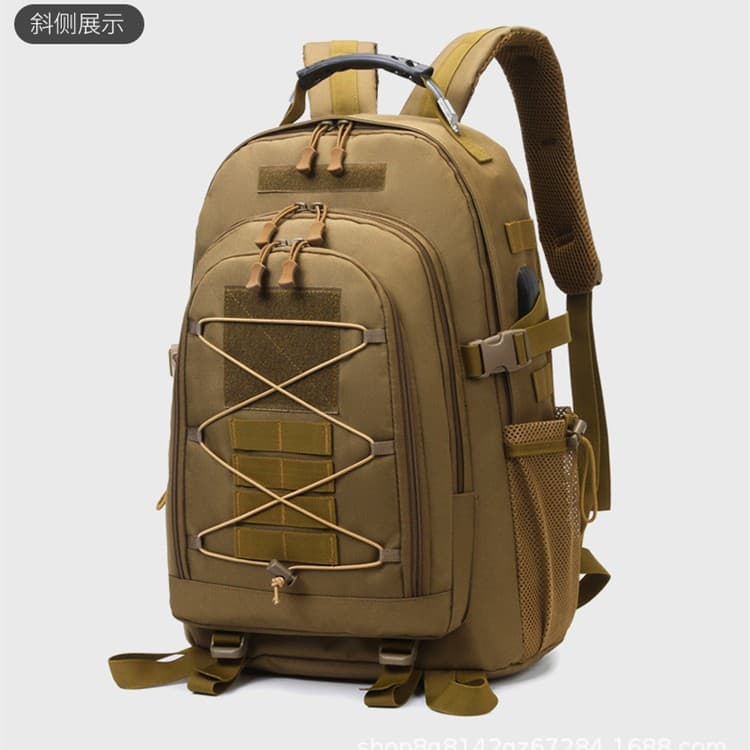 New outdoor large-capacity backpack tactical water-repellent hiking and cycling large backpack travel bag student school bag