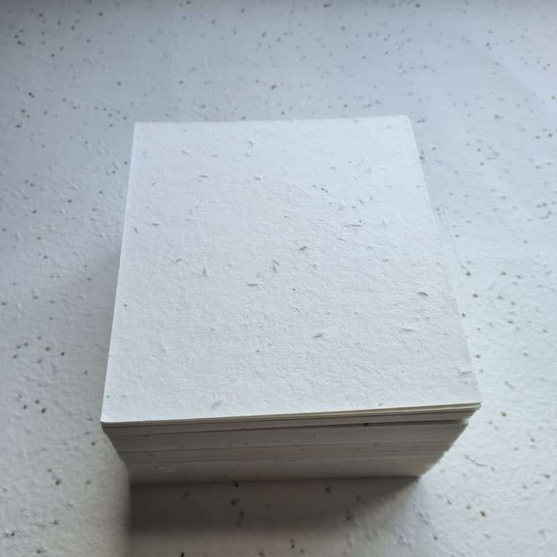 Eco-friendly handmade seed paper, ready-made blank sheets, manufacturer wholesale, biodegradable recycled paper that germinates