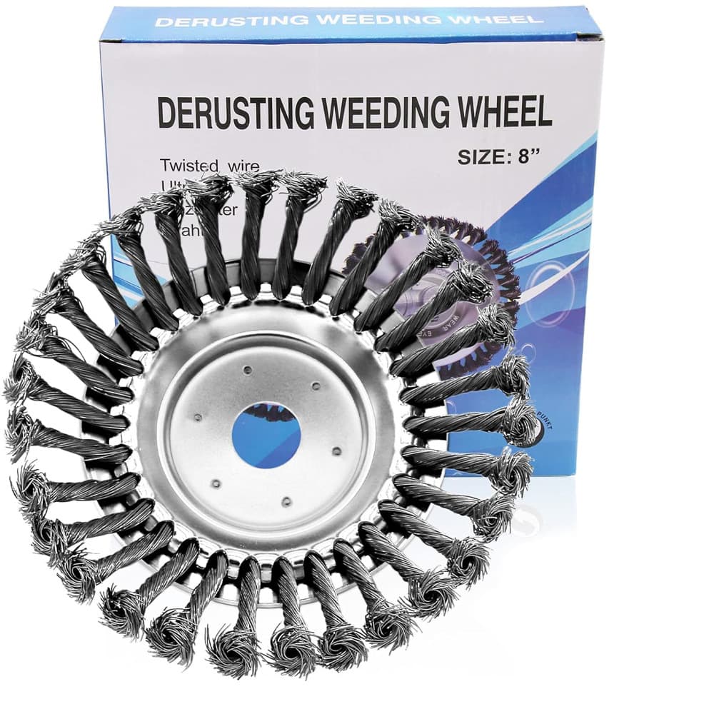 6 Inch Steel Wire Grass Cutting Disk Professional Garden Tool Accessories Lawnmower Head Sharp Blades for Efficient Grass Removal