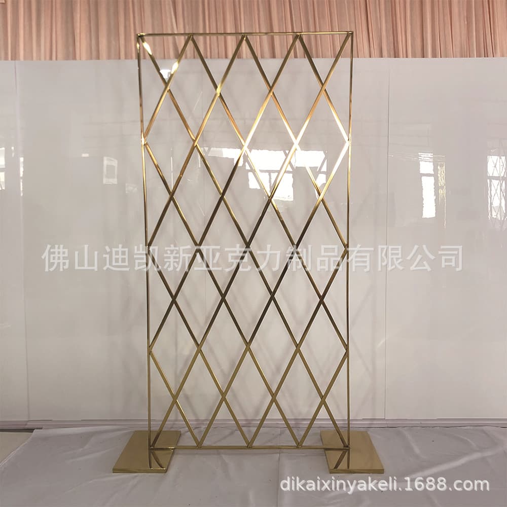 Source factory gold-plated stainless steel backdrop screen wedding decoration, please consult before ordering, do not place order directly