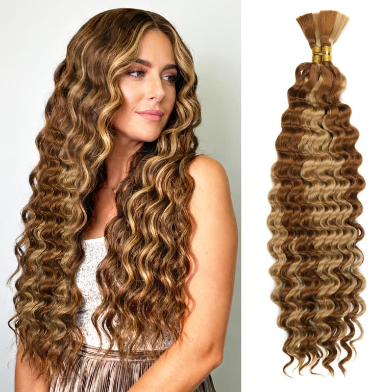 European and American Deep Wave Synthetic Hair Weft for Crochet Braids Long Curly Hair Extensions