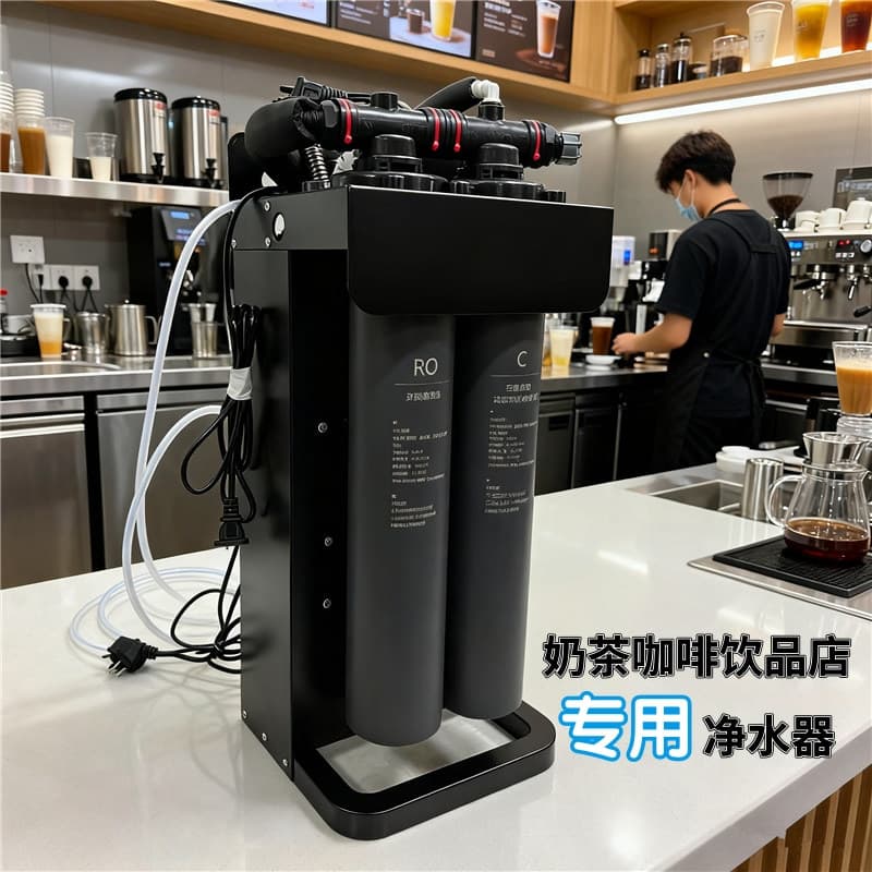 Commercial RO Reverse Osmosis 1600G High Flow Pure Water Machine for Milk Tea, Coffee, Beverage Shops