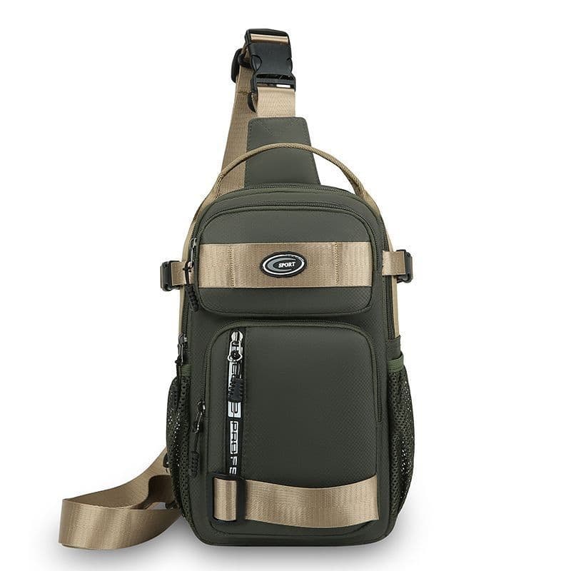 Cross-border new chest bag casual men's crossbody bag outdoor shoulder bag backpack large capacity couple style men's bag waist bag