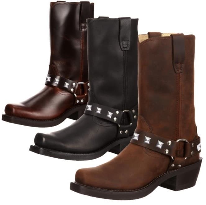 2020 New Export Style European and American Retro Men's Long Boots Western Rivet Cowboy Large Size Men's Shoes 38-48