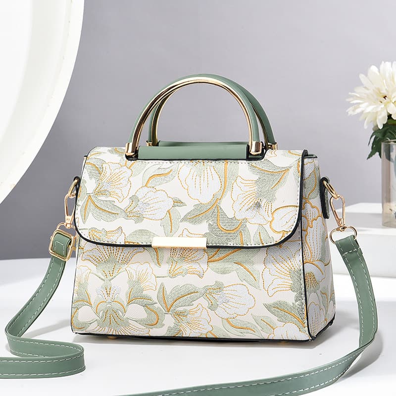 Cross-border 2024 this year's popular national style printed small bag new trendy fashion ins women's shoulder crossbody bag for women