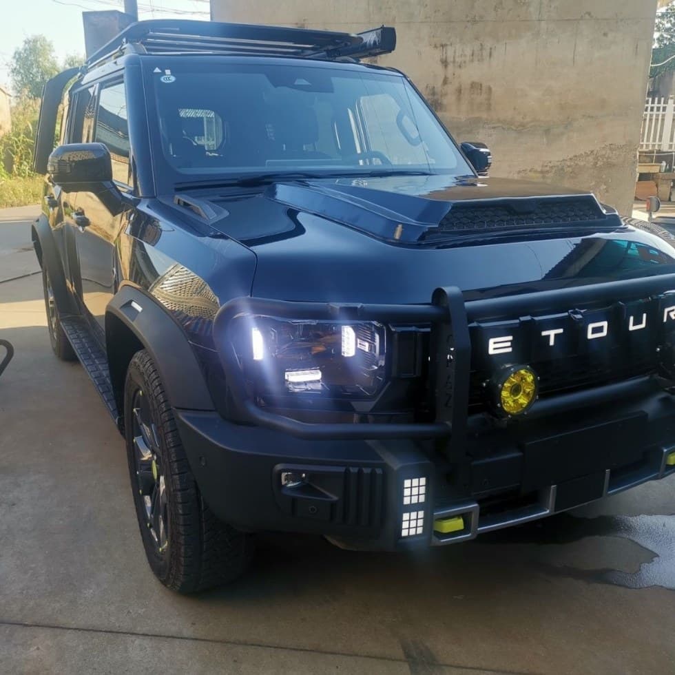 Suitable for Jietu Traveler Shanhai T2 special hood protective cover, high-strength anti-collision modification parts, all-inclusive installation