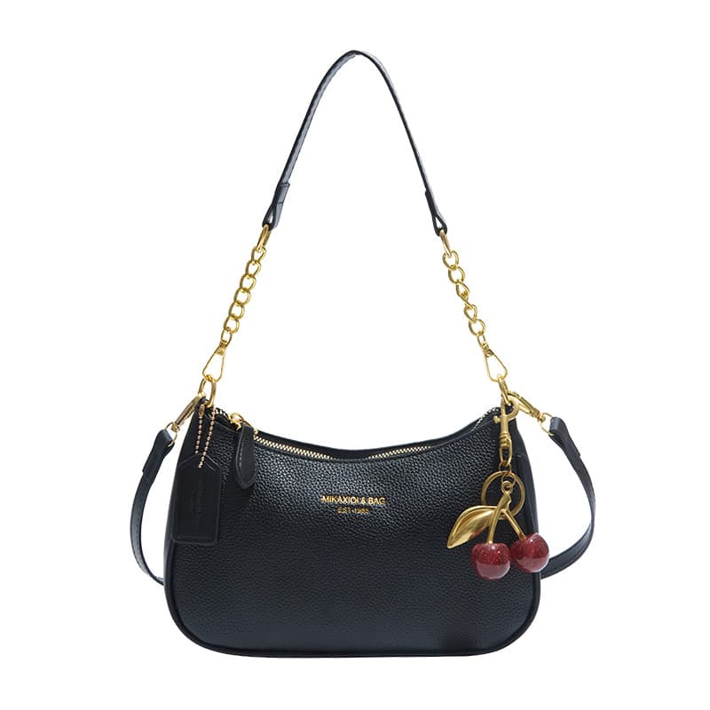 Cross-border New Shoulder Bag Premium Solid Color Underarm Bag Commuter Fashion Versatile Crossbody Bag Fresh Style Women's Bag
