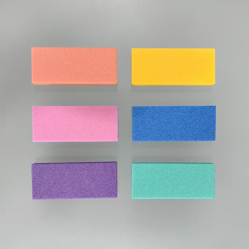 Highly elastic nail sponge block, nail file, four-sided polished nail polish sponge strip, colorful nail polish tools