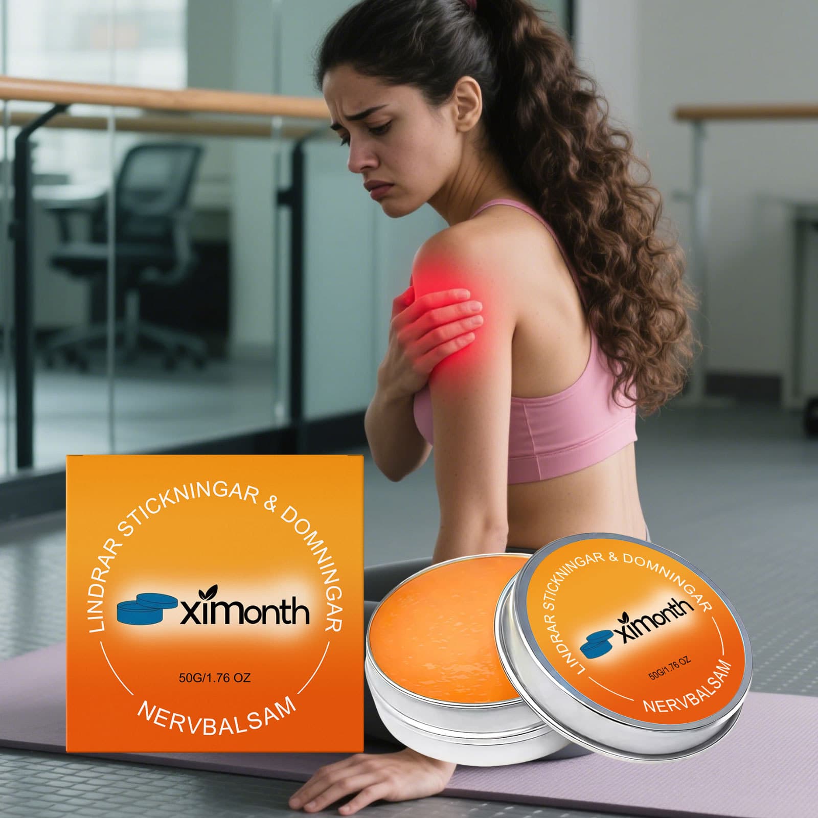 XIMONTH Skin Soothing Cream for Elbows, Knees, and Joints – Daily External Use Comfort Massage Care Cream