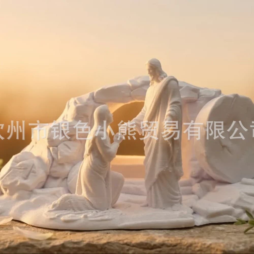 Marble Our Lady of Lourdes Statue Manufacturer Stone Carving Madonna and Child Western Religious Figure Saint Joseph Sculpture Ornament