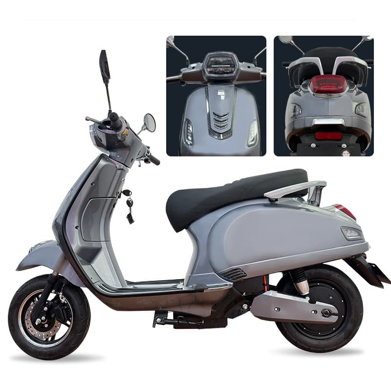 Delivery Scooter Electric Moped Climbing Electric Scooter Adult Electric Vehicle Long Range Battery Electric Motorcycle