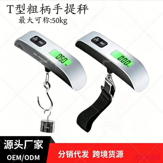 Portable Handheld Electronic Luggage Scale Hook Hanging Scale for Home, Courier Parcel Weighing, Fishing Spring Mini Handheld Scale