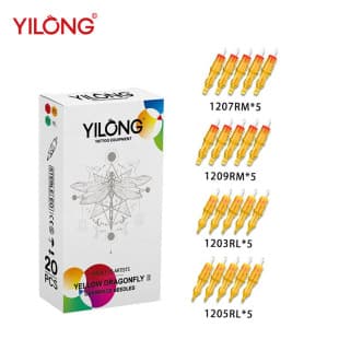 Yilong Amazon Tattoo Integrated Needle Set Tattoo Needle Tattoo Disposable Tattoo Needle 50-Pack Assorted Cross-Border