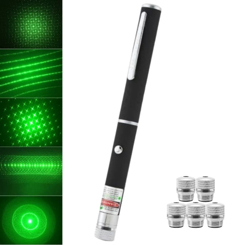 Five-in-one gypsophila laser pointer pointer pen sand table sales outdoor pointing star funny cat and dog toy