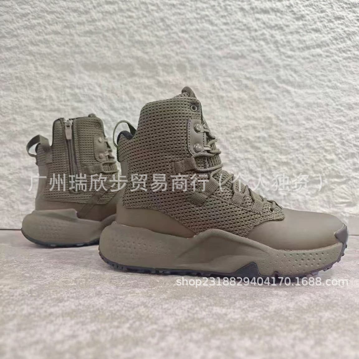 Original Box High-Top Breathable Anti-Slip Outdoor Tactical Boots Martin Boots Hiking Trekking Waterproof Boots Hunting Boots