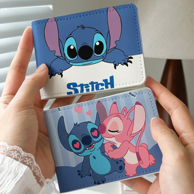 Cartoon Japanese Stitch couple driver's license cover protective cover two-in-one driving license motor vehicle driver's license book leather case