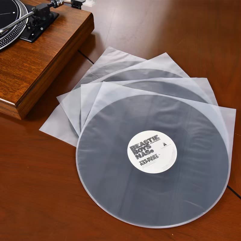 LP record bags, 12-inch, 10-inch, 7-inch, anti-static and dustproof protective inner bags, curved LP record inner bags.