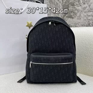 New Classic Embroidery Craft Leather Texture Backpack Commuter Business Premium Versatile Casual Backpack