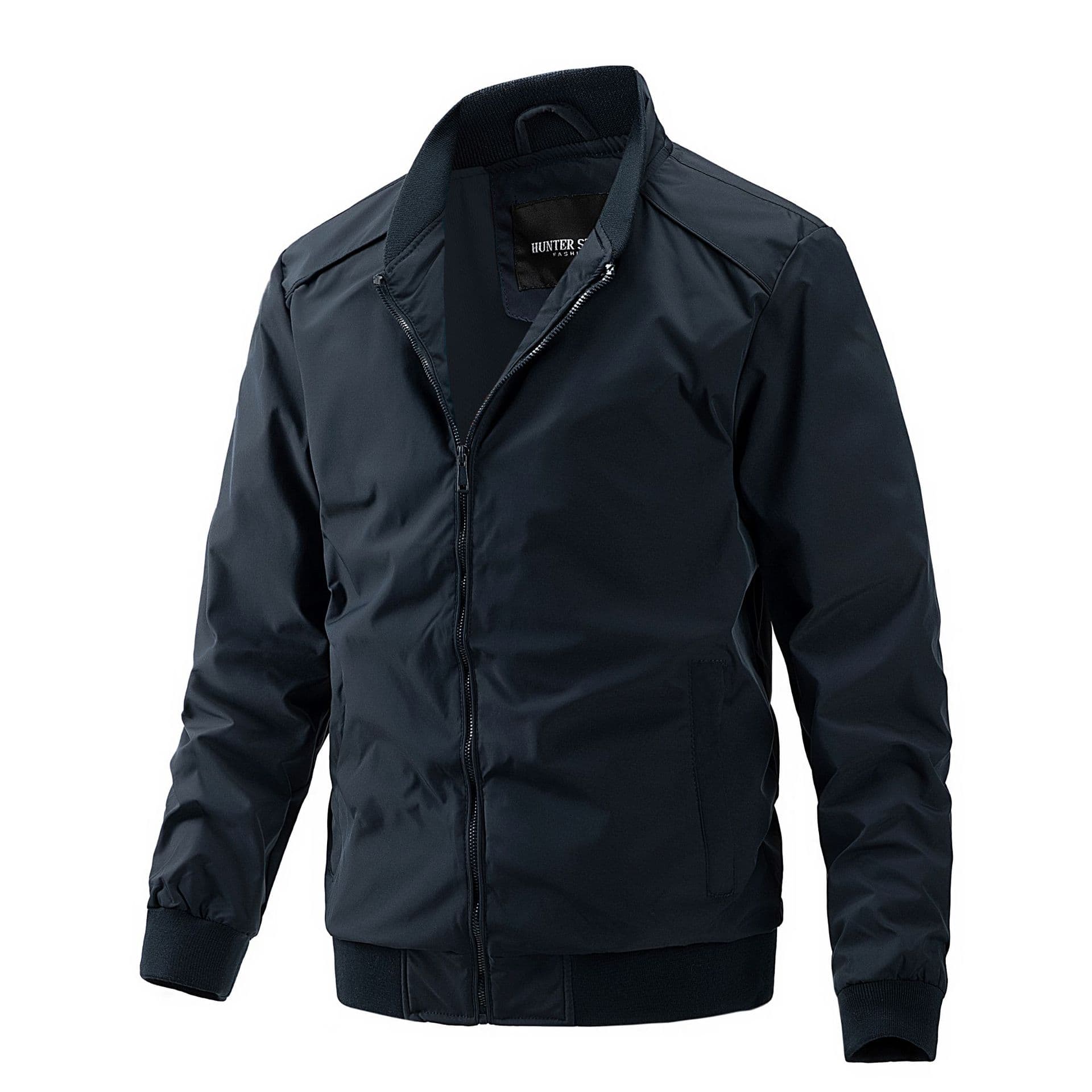 2026 Cross-border Stand Collar Business Men's Jacket Casual Thin Baseball Jacket Trendy Export Men's Clothing