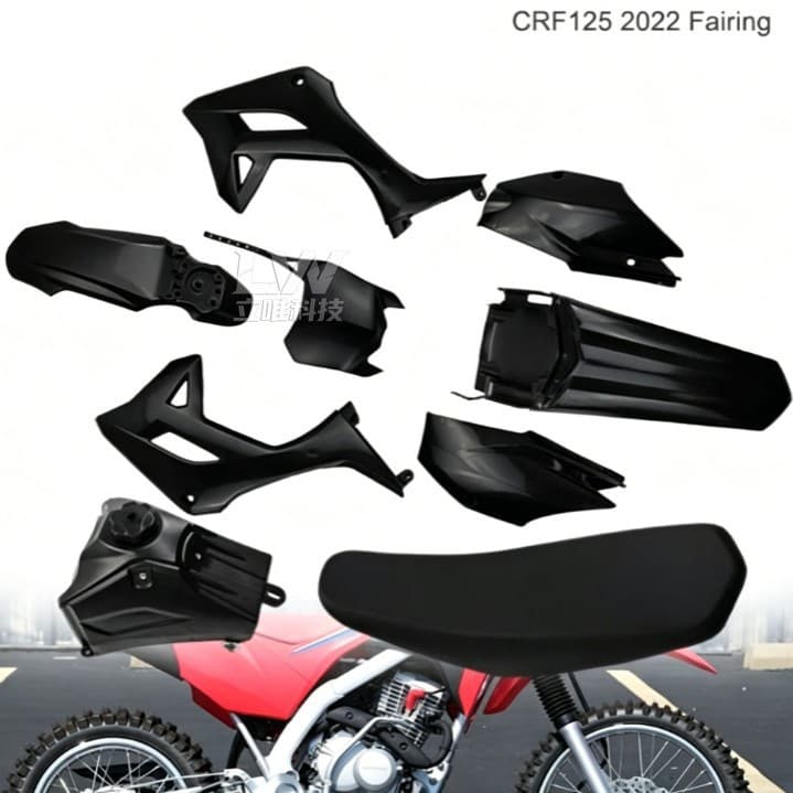 2022 Honda CRF125 Off-Road Motorcycle Plastic Parts CRF125 Motorcycle Body Fuel Tank Seat