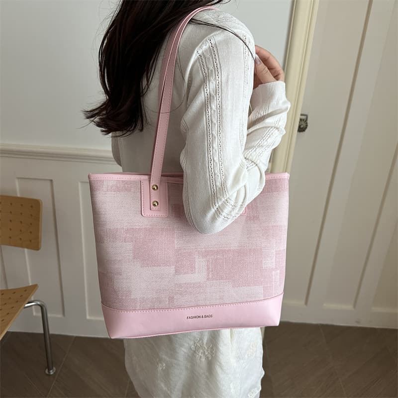 Large Capacity Bag for Women 2026 New Trendy Vintage Tote Bag Versatile Commute Casual Single Shoulder Bag