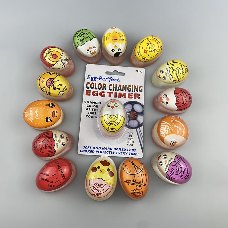 Multi-color Egg Timer Various Styles Cute Egg Boiler Kitchen Timing Small Tool