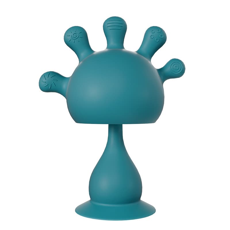 Remote Control Teether Chew Toy Baby Touch Button Soothing Toy Infant Anti-Eating Hand Teething Stick Silicone Teether