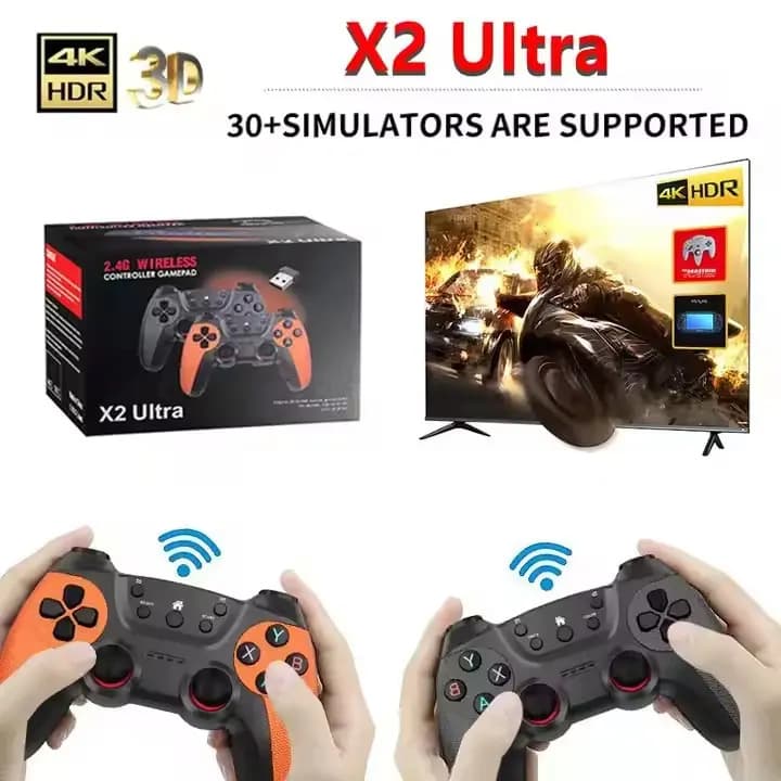 Cross-border Game Console X2 Ultra HD Home Game Arcade Wireless Retro PS1 TV Game Console GD10