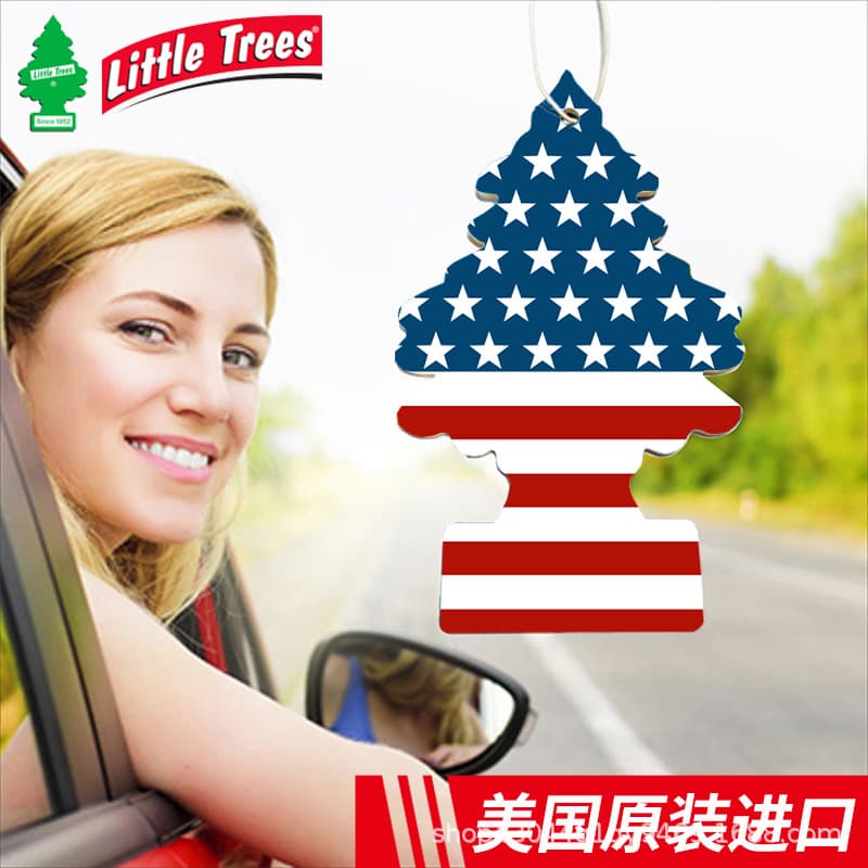 American Little Trees Original Imported Car Fragrance Tablets Car Interior Decoration Car Fragrance Car Hanging Ornament