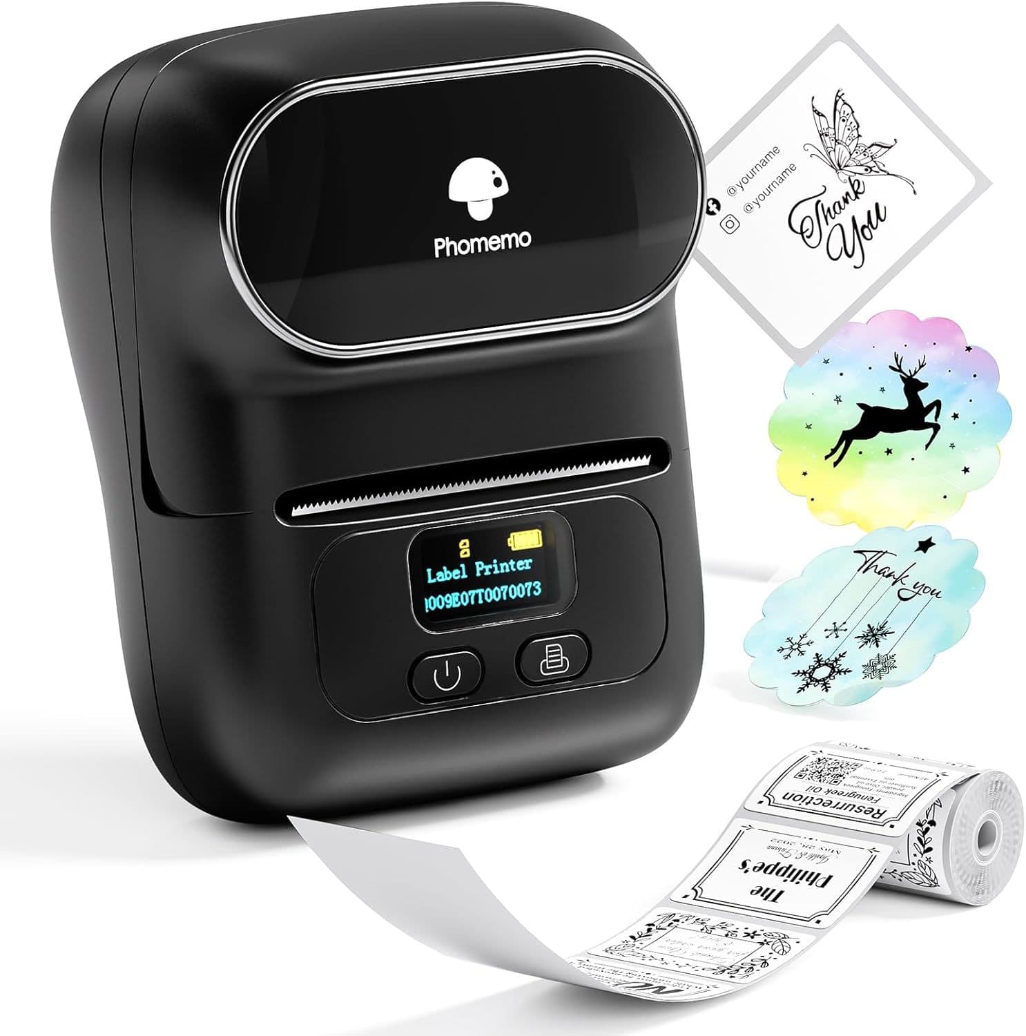 Phomemo Thermal Printer Clothing Tag Barcode Printer Cross-border Commercial Price Label Printer