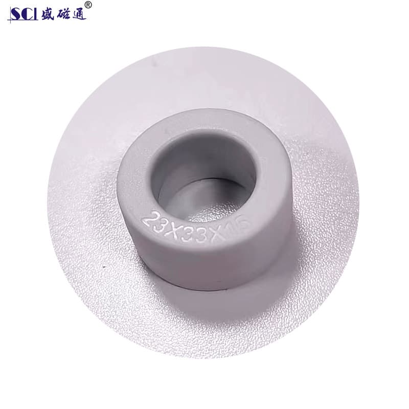 T332315 white protective shell high-inductance amorphous nanocrystalline common-mode magnetic rings