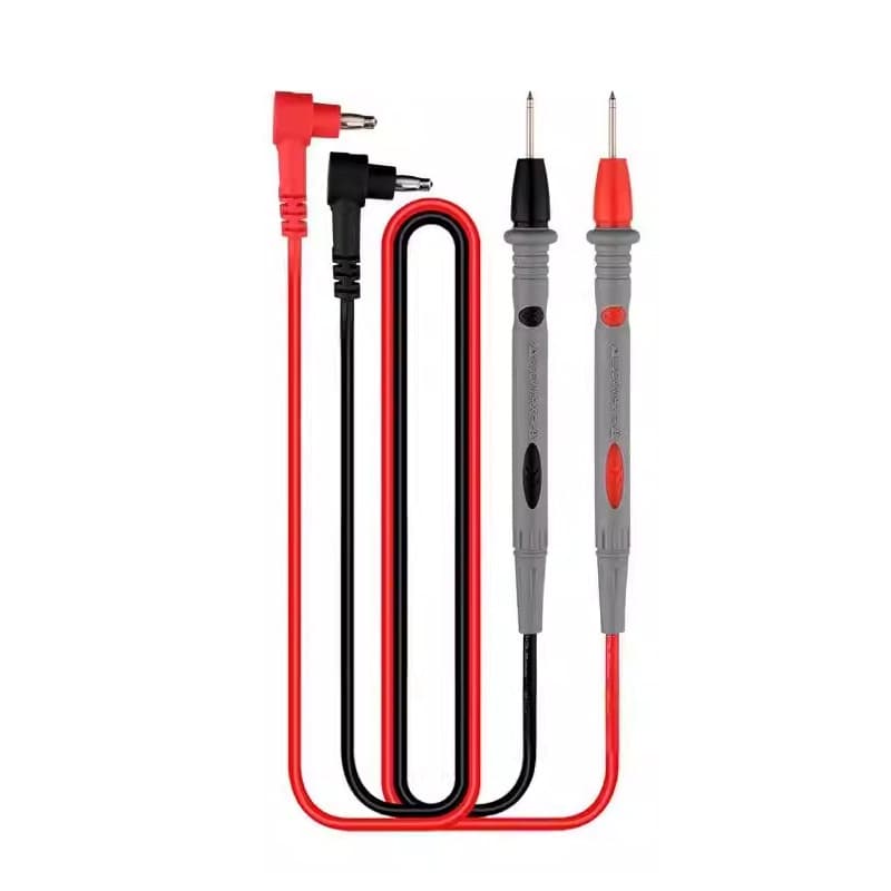Multimeter Test Leads 1000V 10A/20A Two-Color Soft Silicone Test Wire Extra Fine Pointed Probes