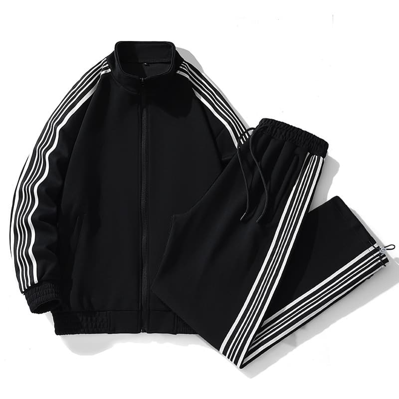 2025 Spring New Style Pure Cotton Sports Suit for Men and Women, Autumn and Spring Casual Couple Outfits, Running Sportswear