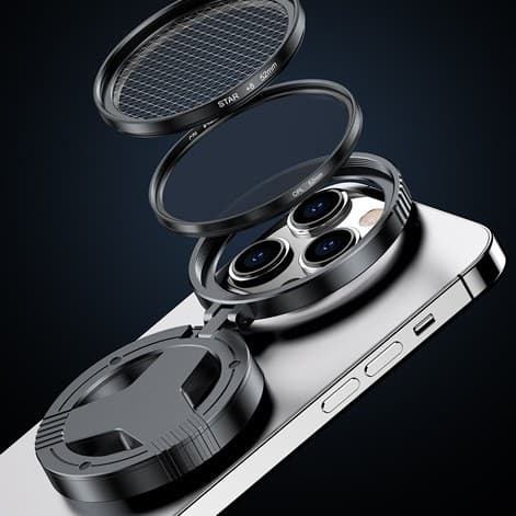 In Stock 52mm/67mm Phone Polarizer 52mm CPL Filter with Clip Eliminate Reflection HD Lens