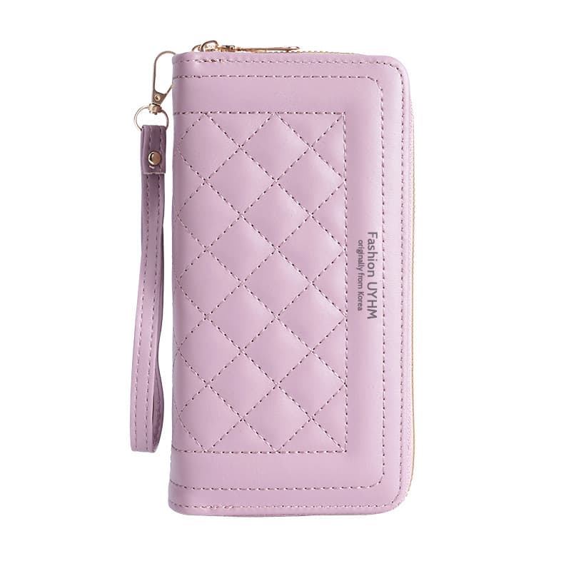 Women's Wallet 2025 New Style Long Clutch Korean Casual Phone Bag Double Zipper Wallet Large Capacity Card Holder