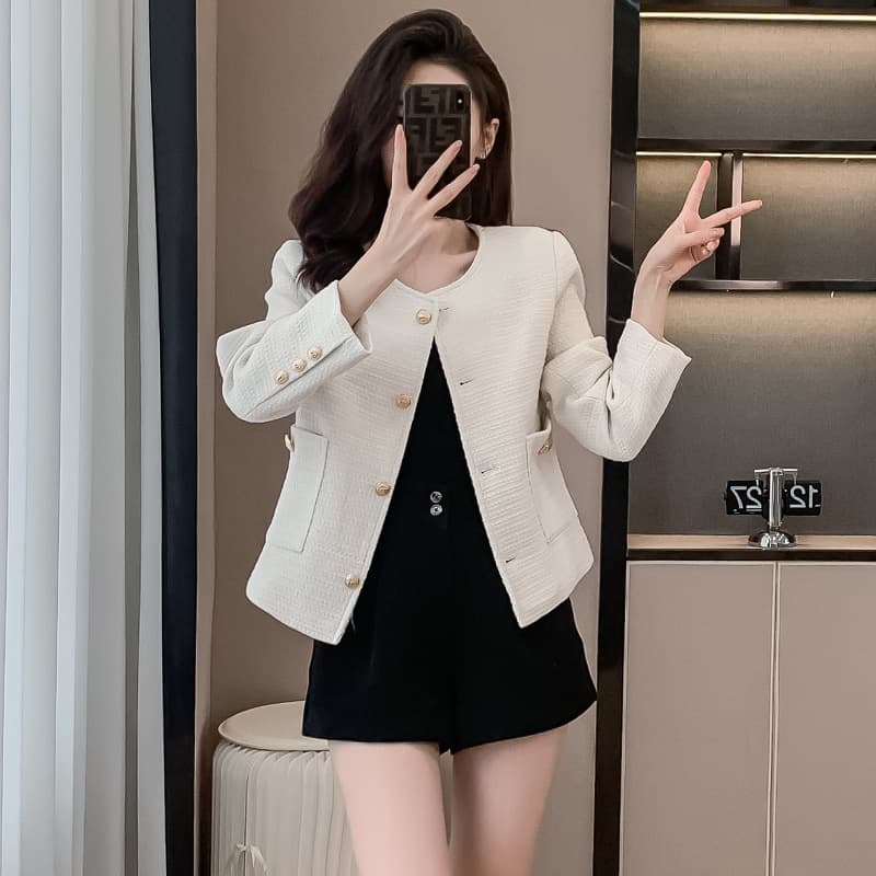 2026 Short Chanel-style Jacket for Women Spring Autumn New Trendy Chic Early Spring High-end Fashionable