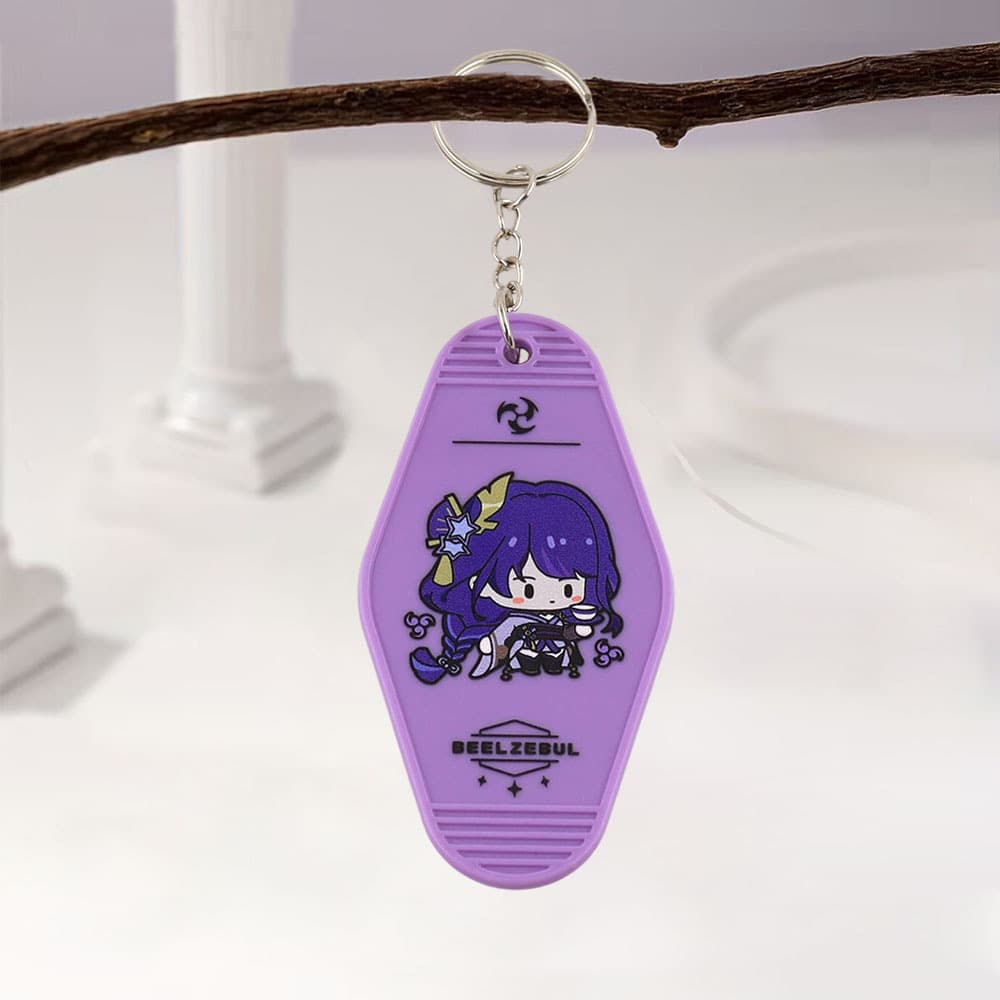 Genshin Impact Baal Zebul Q Version Cute Keychain Game Merchandise Fan Pendant Player Gift Bag Accessory