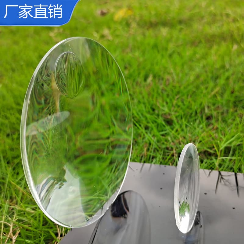 Acrylic Aspherical Lens Optical Focusing Magnifier Lens 80-82mm Plano-Convex Lens
