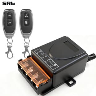 Cross-border bestseller 220V wireless remote control switch, one-to-two remote control switch, wireless remote controller and receiver
