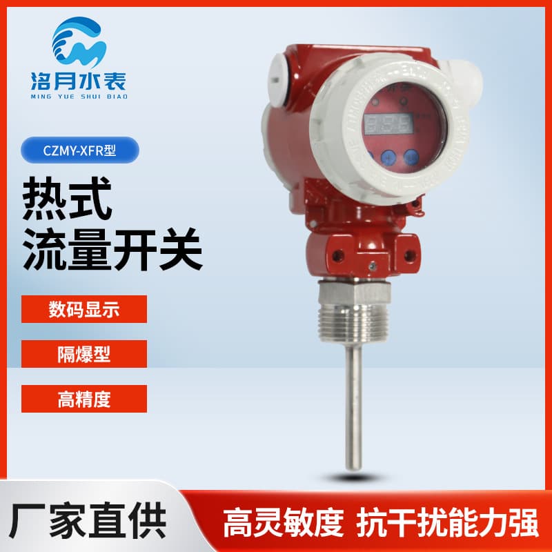 CZMY-XFR Type Thermal Flow Switch New Standard Electronic Water Flow Switch Thermal Flow Meter Water Flow Switch