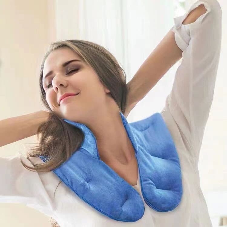 Amazon Cross-border Bestseller Heating Therapy Shoulder and Neck Wrap with Dual-layer Temperature Control